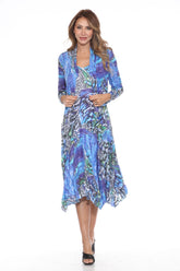 Sapphire Flutter Dress Set - CARINE